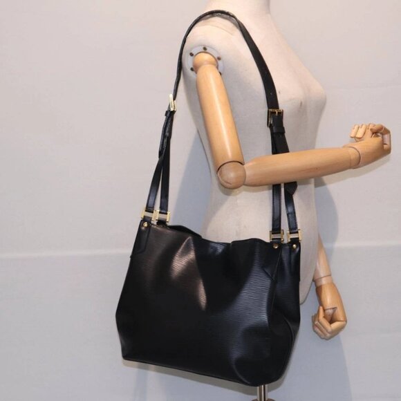 LOUIS VUITTON Epi Mandala MM Shoulder Bag Black - Picture 1 of 16